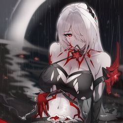This is a pixiv picture whose title is 黃泉.