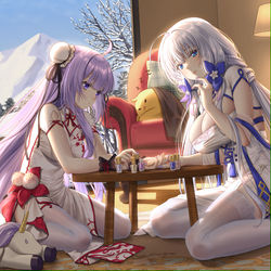 This is a pixiv picture whose title is 光辉&独角兽.