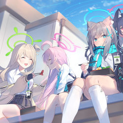 This is a pixiv picture whose title is 幸せが降り注ぎますように.