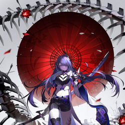 This is a pixiv picture whose title is 黄泉：阅遍存亡.