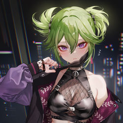 This is a pixiv picture whose title is ピープス系ツインテ忍.