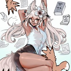 This is a pixiv picture whose title is New Fox Assistant.