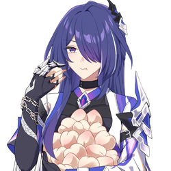 This is a pixiv picture whose title is Eating 🍑.