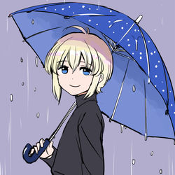 This is a pixiv picture whose title is 雪でも雨でも笑顔リコ （GUNSLINGER GIRL）.