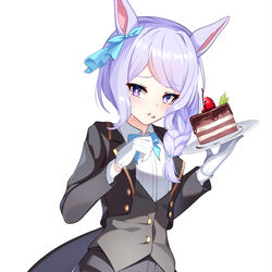 This is a pixiv picture whose title is なぜか運ぶ🍰が消える執事マック.