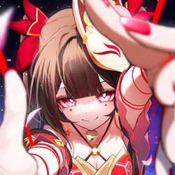 This is a pixiv picture whose title is 花火.