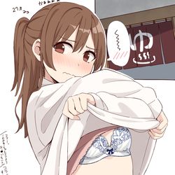 This is a pixiv picture whose title is 銭湯に来た27歳OL.
