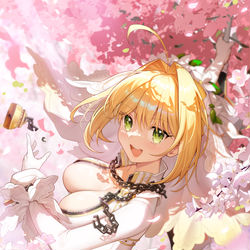 This is a pixiv picture whose title is 予天繁星，予地百花.