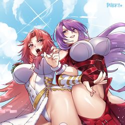 This is a pixiv picture whose title is カゲマスｘシャンフロ.