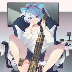 This is a pixiv picture whose title is ガキの玉座.