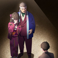 This is a pixiv picture whose title is 幸運EX＋＋＋バディによる哭倉村RTA㉔.