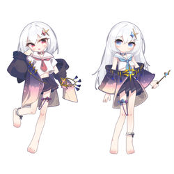 This is a pixiv picture whose title is 双子JK.