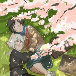 This is a pixiv picture whose title is うたたね.