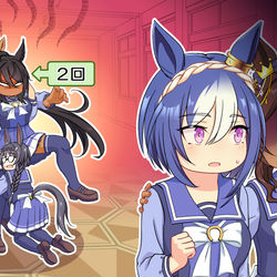This is a pixiv picture whose title is クリザリ　史実.