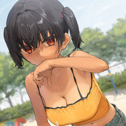 This is a pixiv picture whose title is ガキ巨乳⑤⑦.