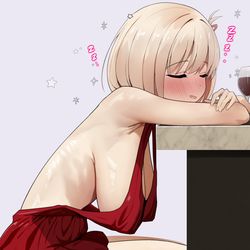 This is a pixiv picture whose title is 慣れない任務で熟睡してしまうリコリス.