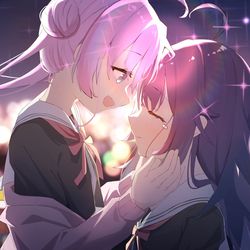 This is a pixiv picture whose title is 星屑テレパス.