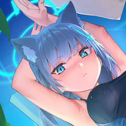 This is a pixiv picture whose title is シロコ.