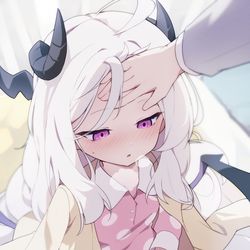 This is a pixiv picture whose title is 🤒.