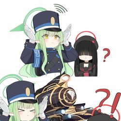 This is a pixiv picture whose title is 異世界列車.