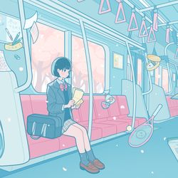 This is a pixiv picture whose title is MVイラスト.