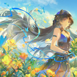 This is a pixiv picture whose title is yangyang.