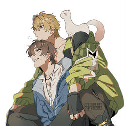 This is a pixiv picture whose title is かわいいふたり.