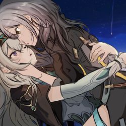 This is a pixiv picture whose title is 流萤.