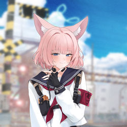 This is a pixiv picture whose title is ニコ🦊.