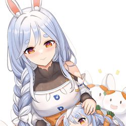 This is a pixiv picture whose title is 💙🤍💙.