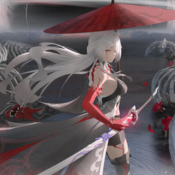 This is a pixiv picture whose title is 黄泉 · 自灭者.