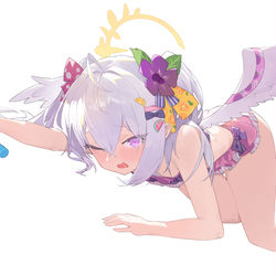 This is a pixiv picture whose title is 小梓摔倒了.