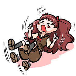 This is a pixiv picture whose title is 起き上がれない蟹江ちゃん.