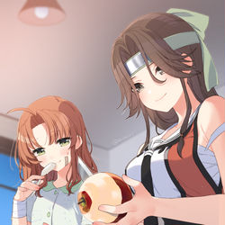This is a pixiv picture whose title is 【Skeb】神通＆陽炎.