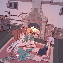 This is a pixiv picture whose title is 依頼絵.