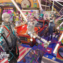 This is a pixiv picture whose title is NOVA FIVE ☆ ULTRA LIVE！.