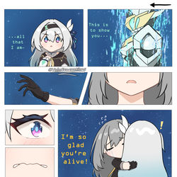 This is a pixiv picture whose title is ホタル & 开拓者 (Firefly & Stelle).