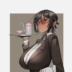 This is a pixiv picture whose title is 집사.