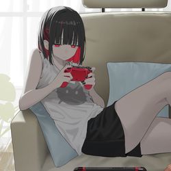 This is a pixiv picture whose title is 土曜日15時.