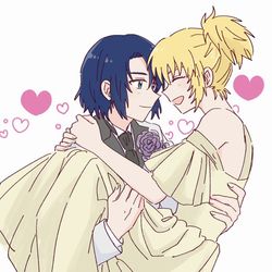 This is a pixiv picture whose title is アスカガまとめ.