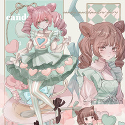 This is a pixiv picture whose title is 落書き　オリジナルキャラクター作り.