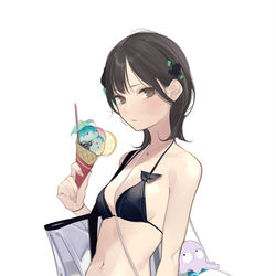 This is a pixiv picture whose title is 水着.