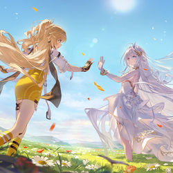 This is a pixiv picture whose title is 崩坏.