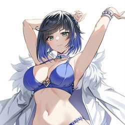 This is a pixiv picture whose title is 下着　夜蘭.
