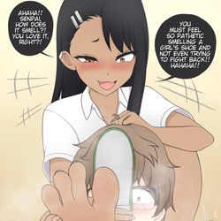 This is a pixiv picture whose title is Miss Nagatoro shoes~.