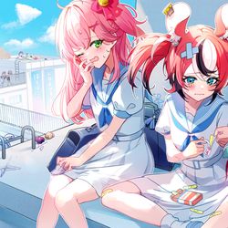 This is a pixiv picture whose title is 🎲.
