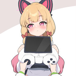 This is a pixiv picture whose title is モモイコントローラー.