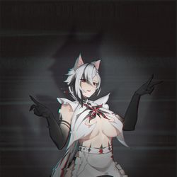 This is a pixiv picture whose title is 仆人的新衣.
