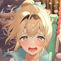 This is a pixiv picture whose title is 「別々の学校になっても風真のこと忘れないで――」.