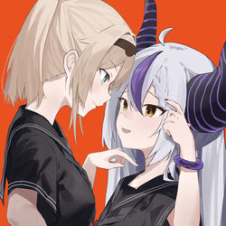 This is a pixiv picture whose title is 絶対敵対メチャキライヤー.